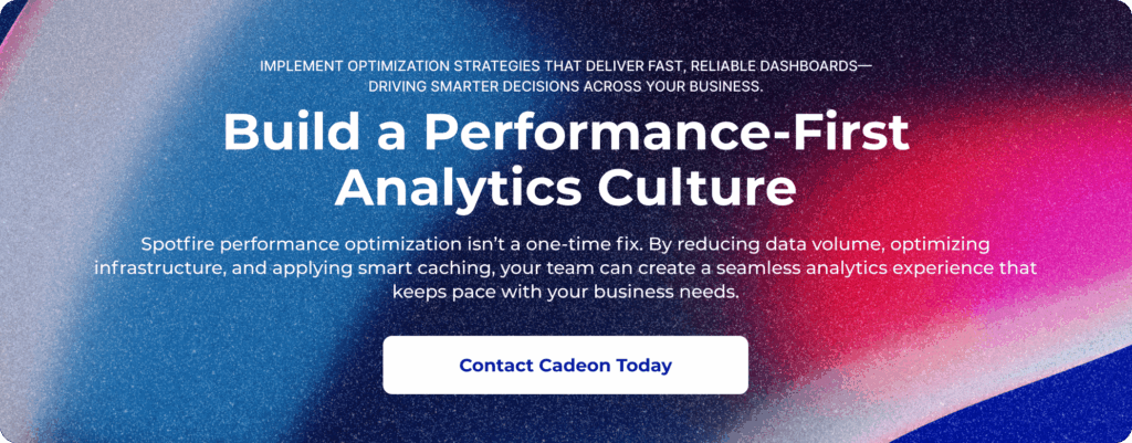 build a performance-first analytics culture
